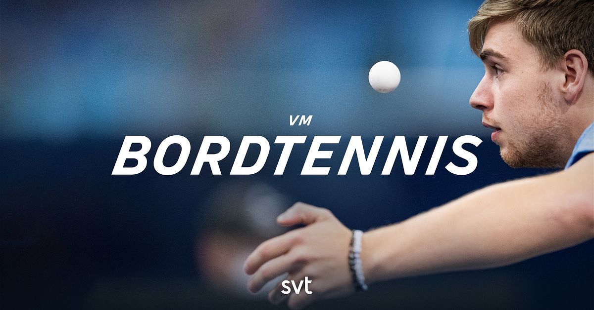 Bordtennis-VM: Följ Möregårdhs Matcher Idag
