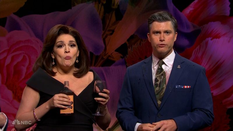 Cecily Strong & Colin Jost's Surprise SNL Cameo