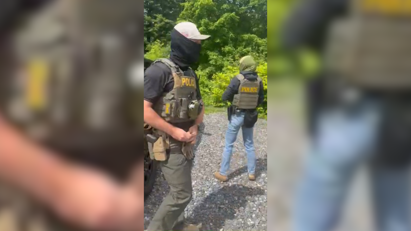 CNN: Masked Agents Detain Gardener