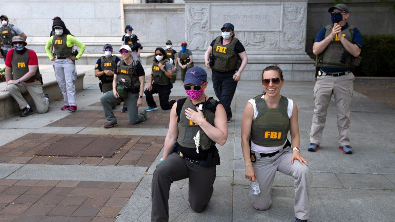 FBI Shuffles Agents After Floyd Protest Photo