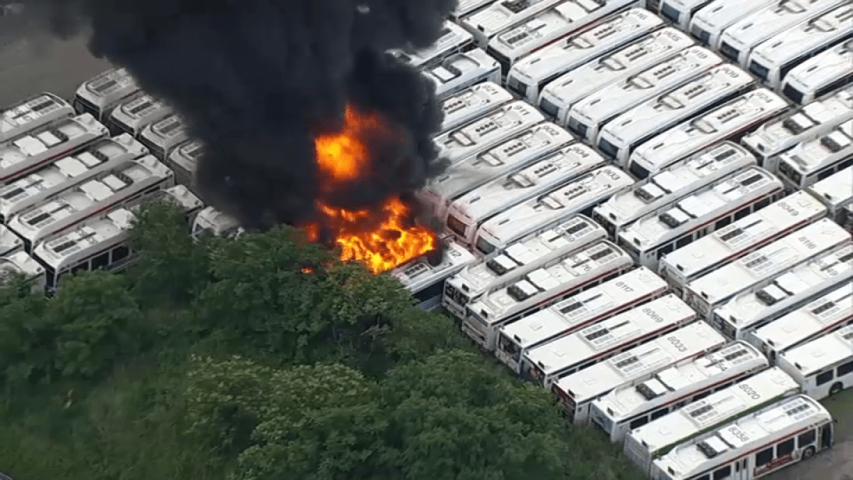 Multiple SEPTA Buses Burn At Maintenance Site