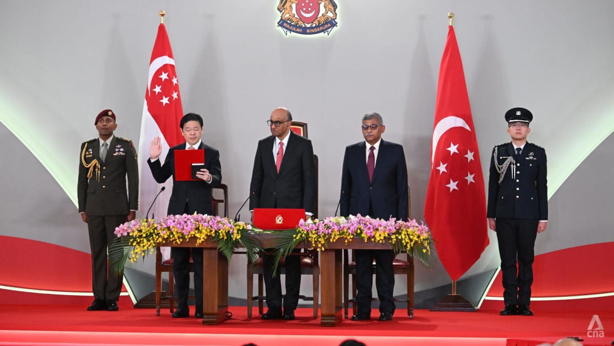 Singapore's New PM: Wong's Cabinet Swearing-In