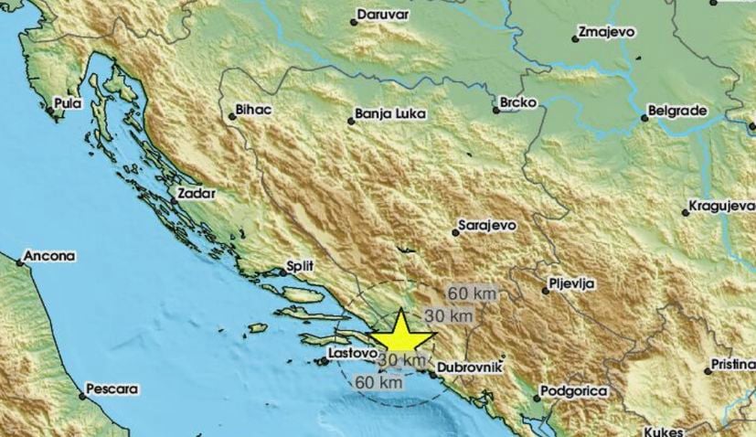Southern Croatia Hit By 3.3 Magnitude Quake