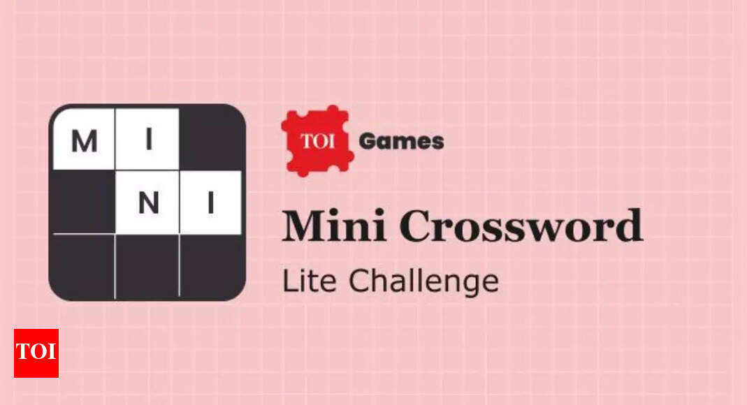 TOI Mini Crossword Clues: May 22, 2025
