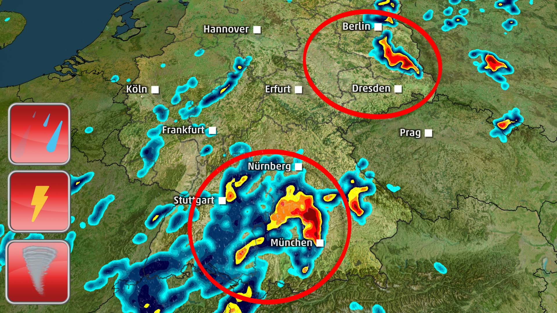 Unwetterwarnung: Heftige Gewitter Treffen Zwei Regionen