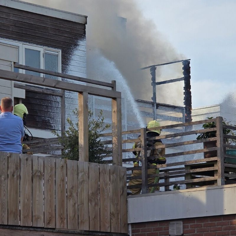 Woningbrand De Schrans Leeuwarden: Blusactie Succesvol